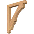 3 1/2x22W x 30x22D x 36x22H Western Red Cedar Bracket X2913