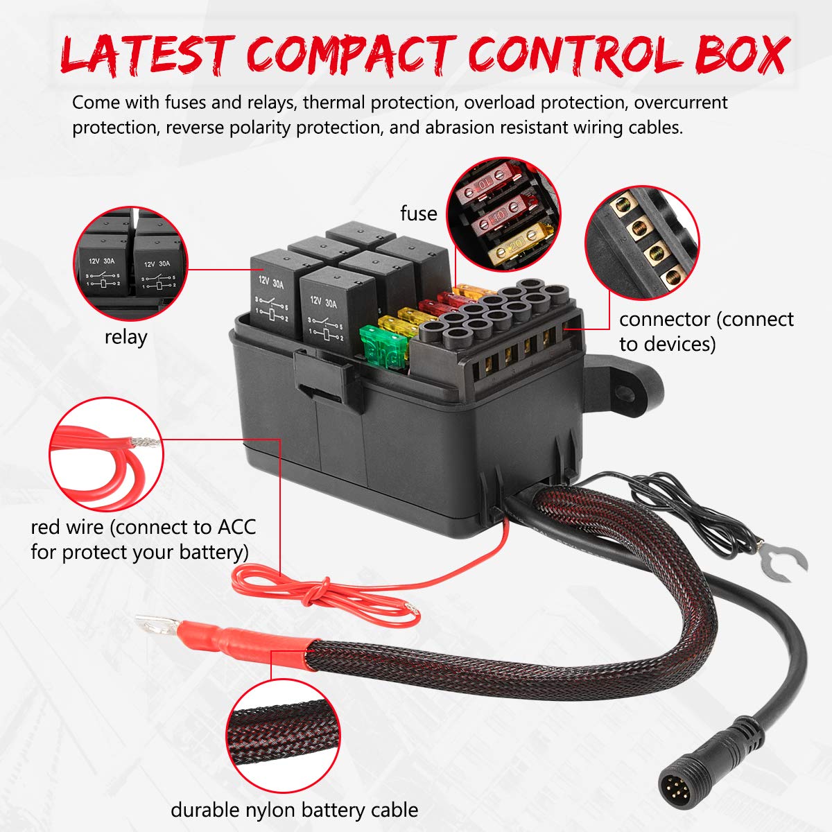 6 Gang Switch Panel Automatic Dimmable Touch Switch Box W12681