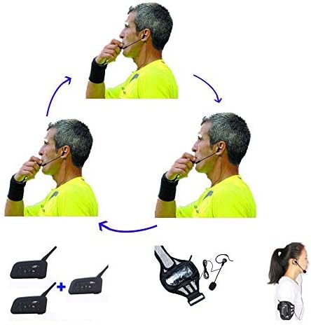 Wireless Football Referee Headset for 3 Referees E30540
