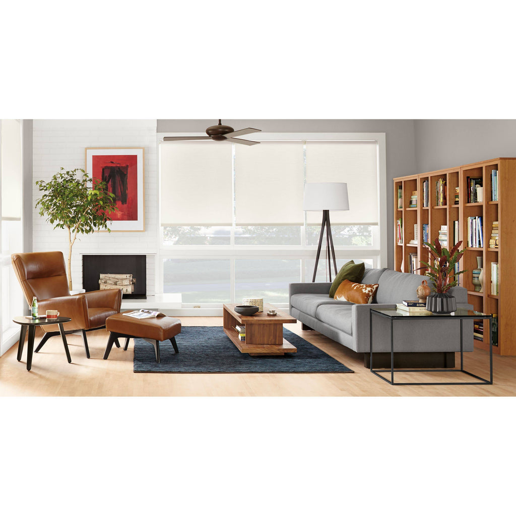 White Venatino Marble Top End Table I3798