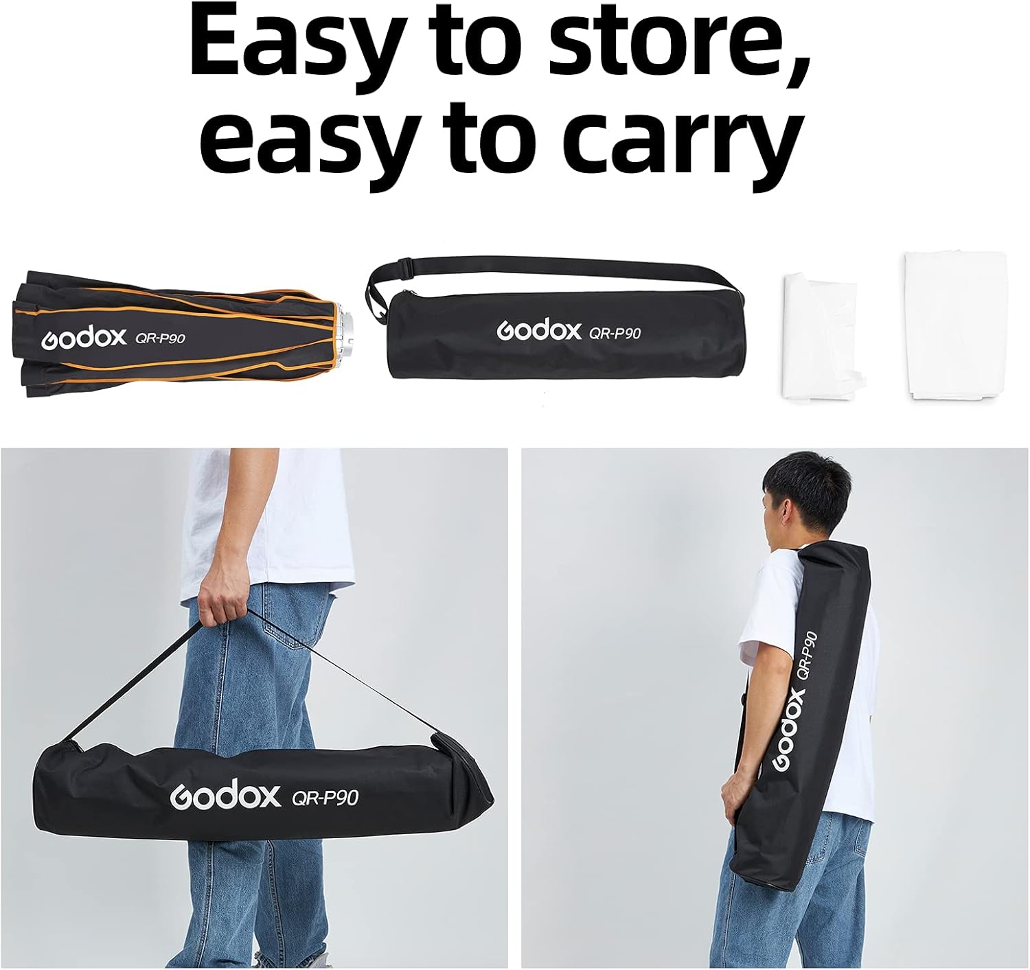 Deep Parabolic Softbox with Grid and Carrying Bag C520