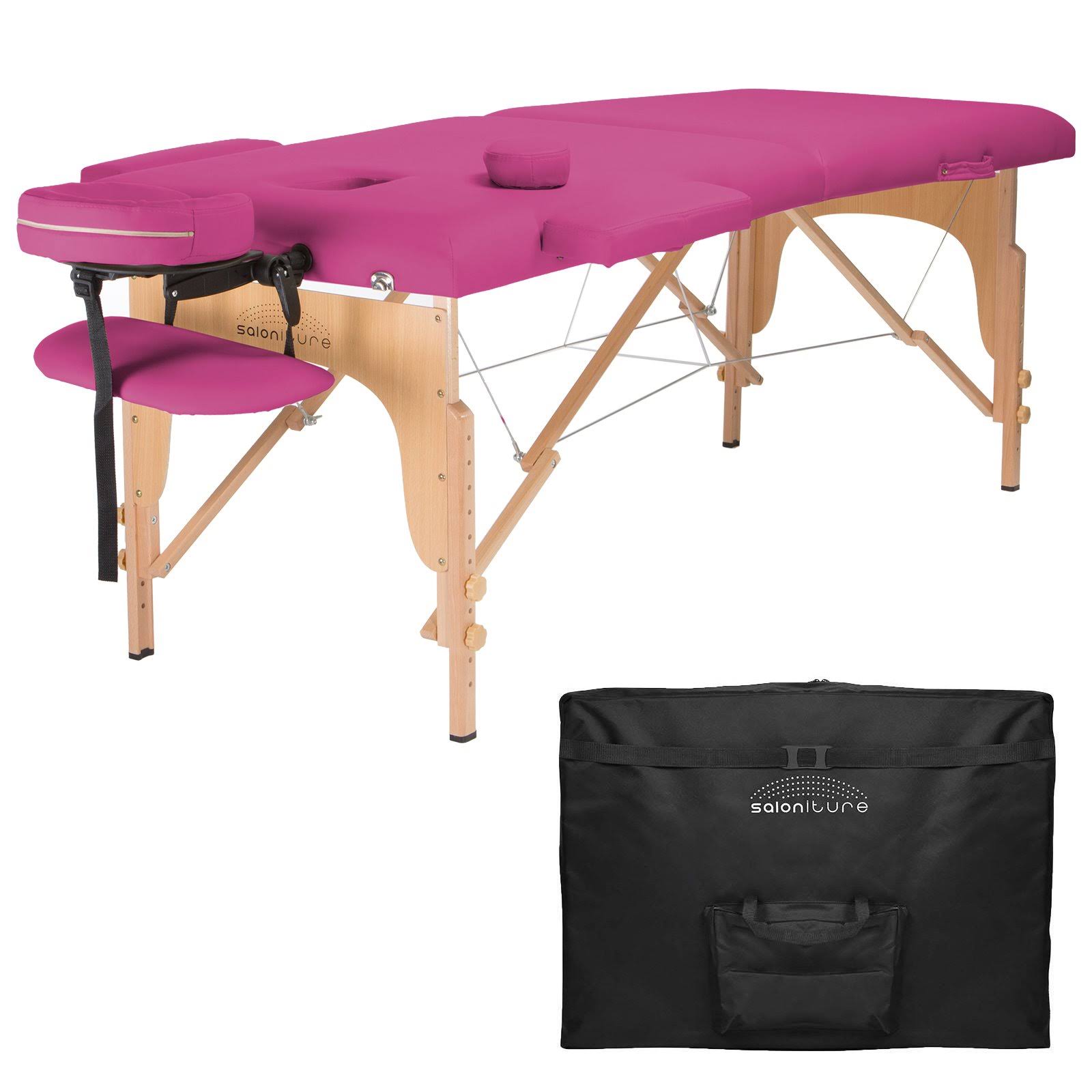 Lavender Portable Folding Massage Table with Carrying Case H4003