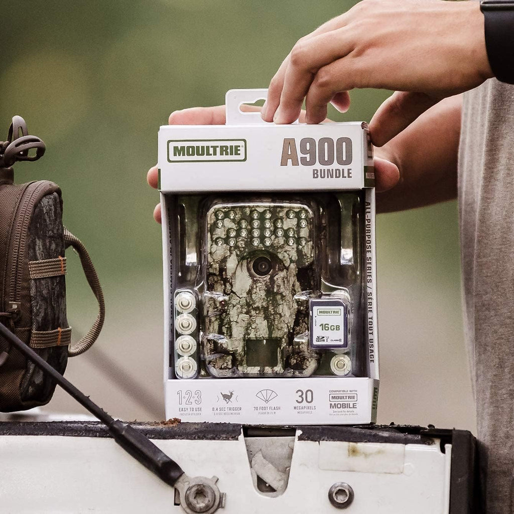 30 MP Game and Trail Cameras with SD Card and Batteries D126