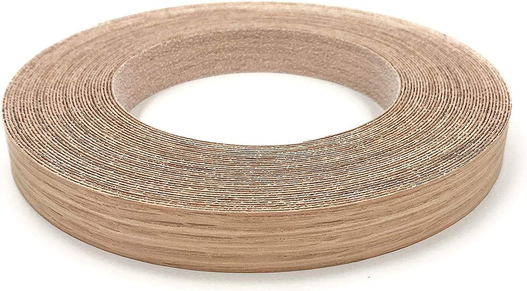 Red Oak Wood Veneer Edge Banding, Pack of 2 I98762
