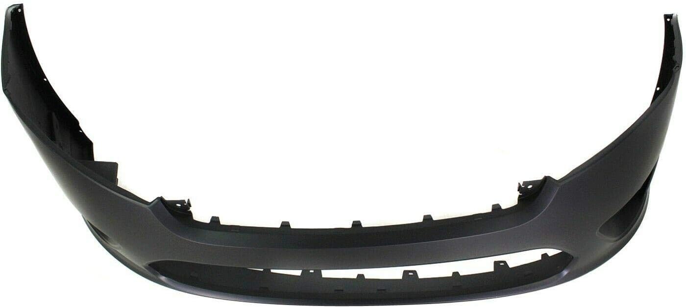 Primed Plastic Front Bumper Cover with Fog Light Holes for 2010-2012 Ford Fusion Hybrid Sedan X707587