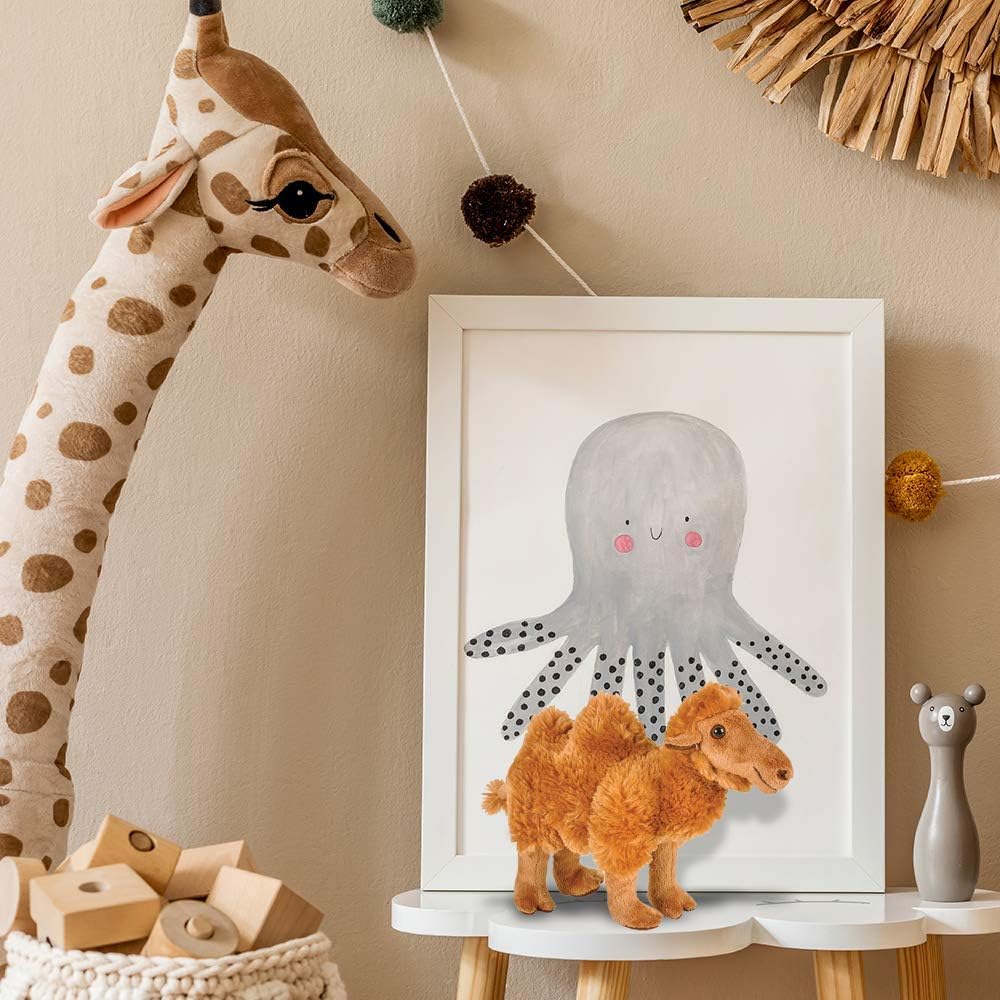 Plush Camel Stuffed Toy, 9 Inch Soft Humpback Camel J2954