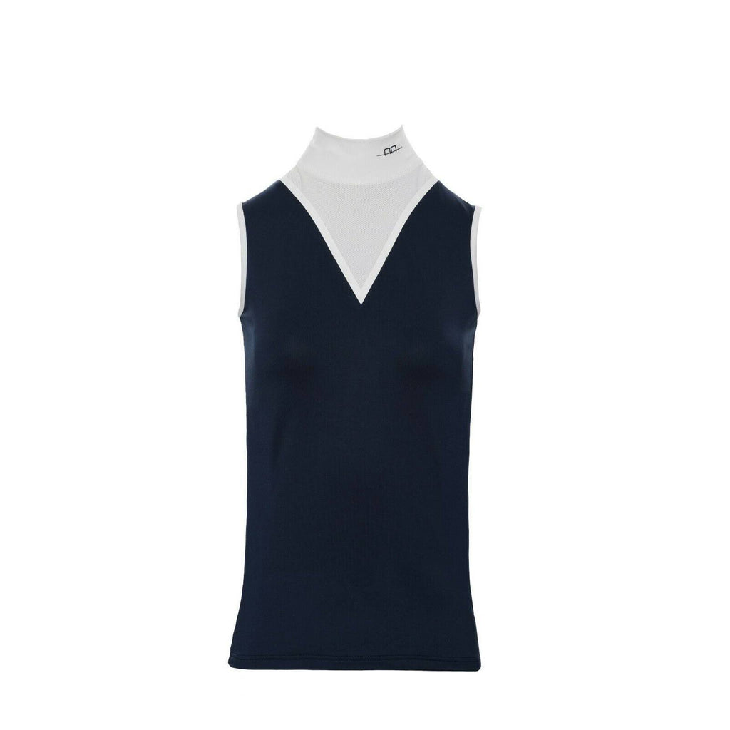 White Sleeveless Technical Top V61084