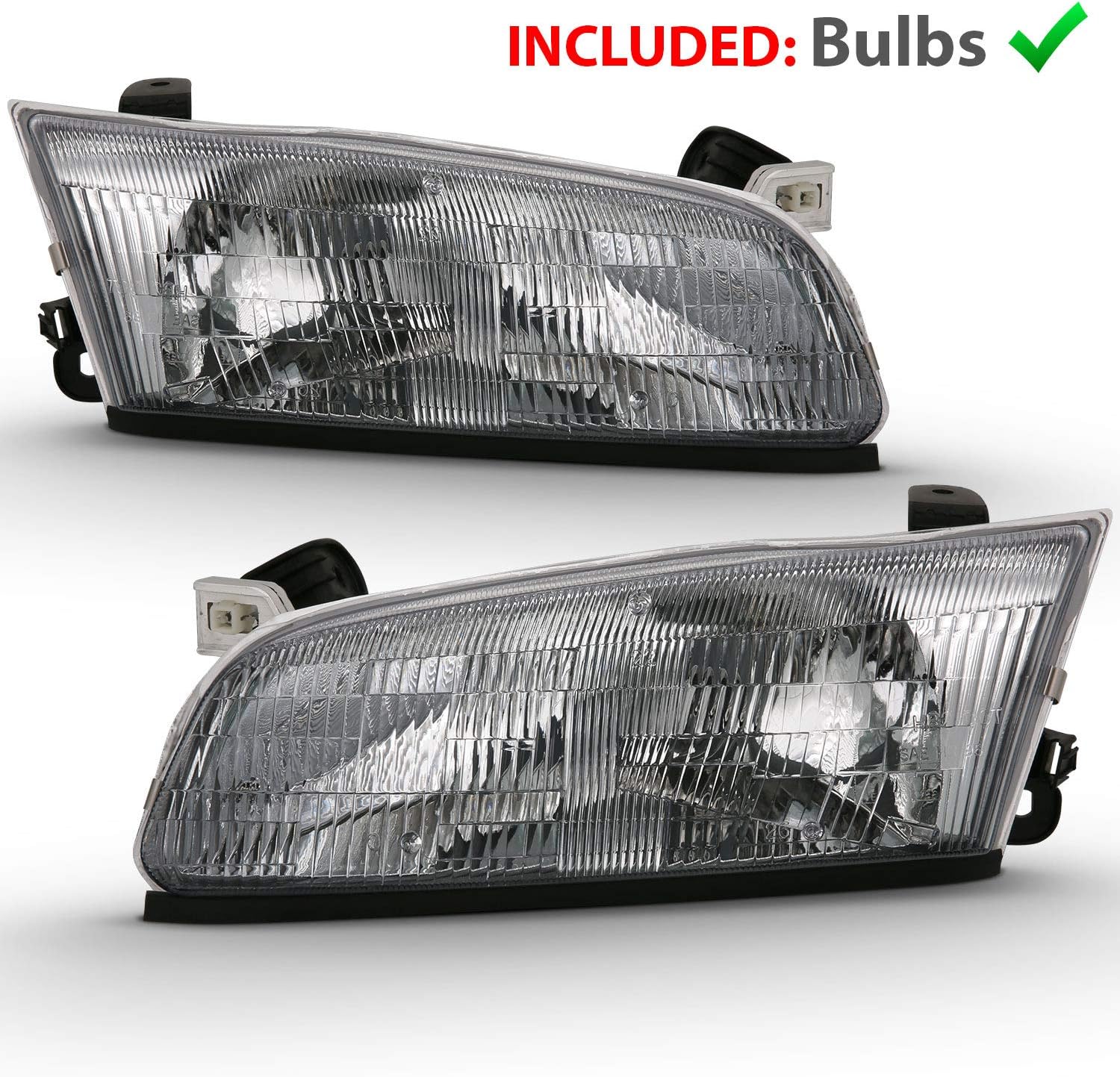 Chrome Replacement Headlights for Toyota Camry B759