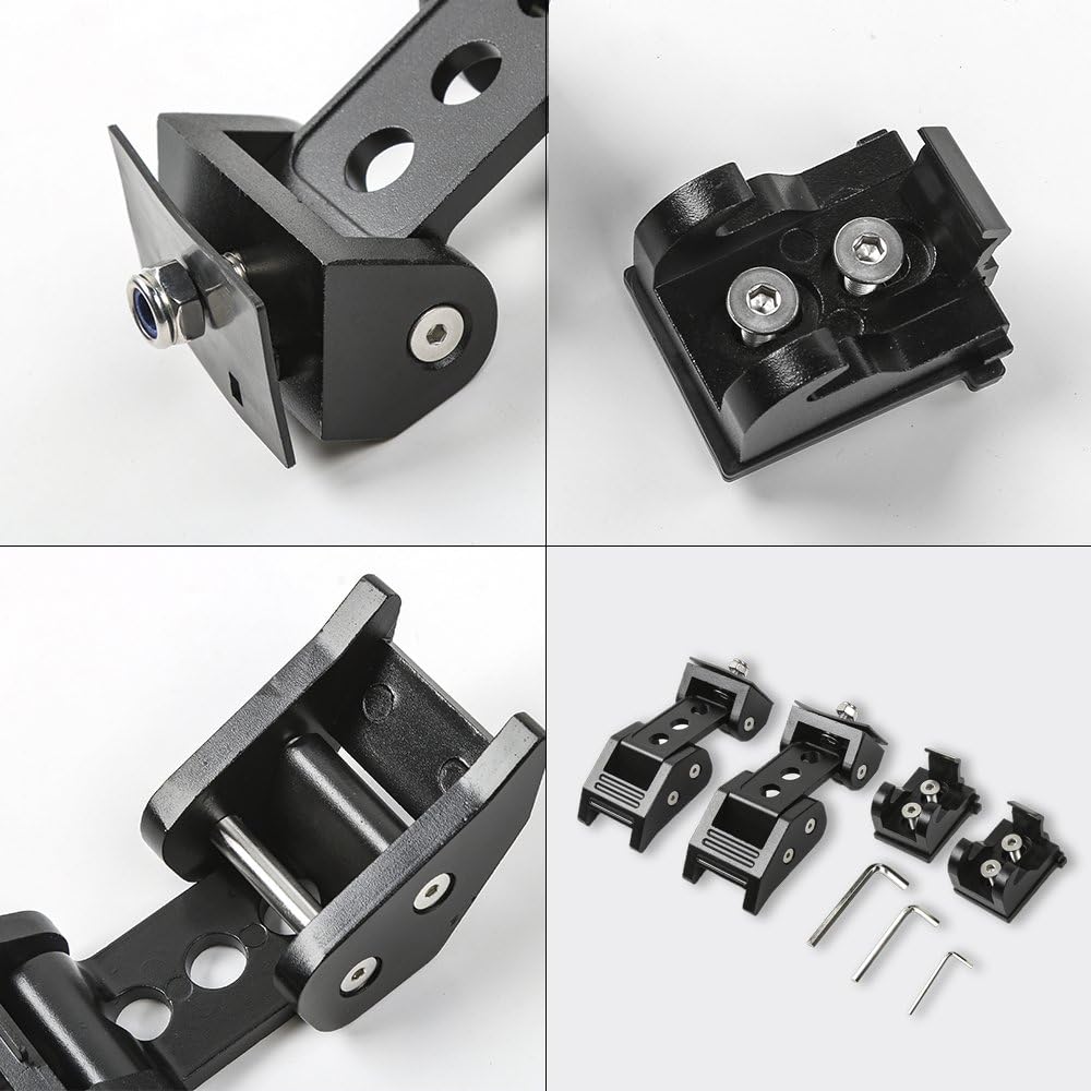 Black Stainless Steel Hood Catch Kit Pack of 2 X538