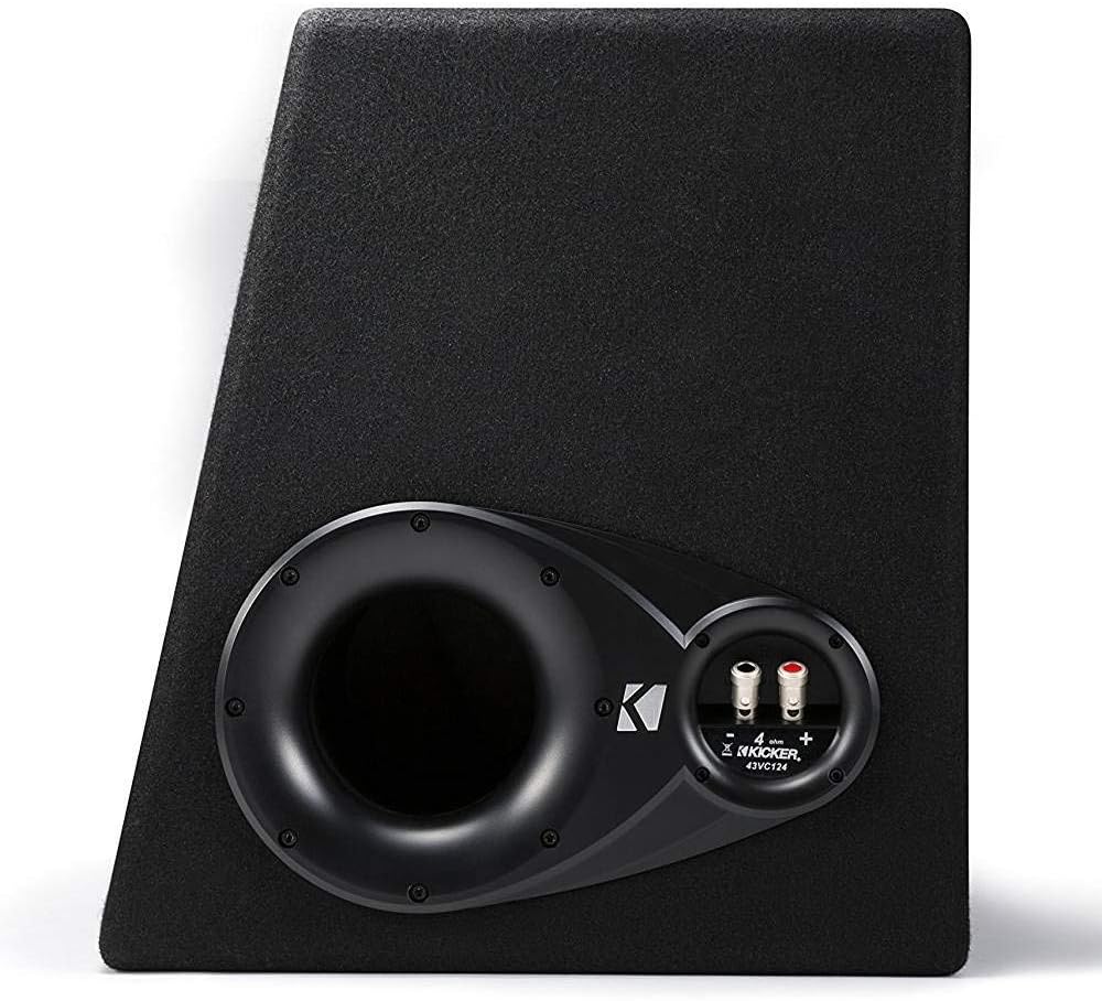 Kicker Comp 12 300W 4 Ohm Carpeted Vented Loaded Subwoofer Enclosure I128858