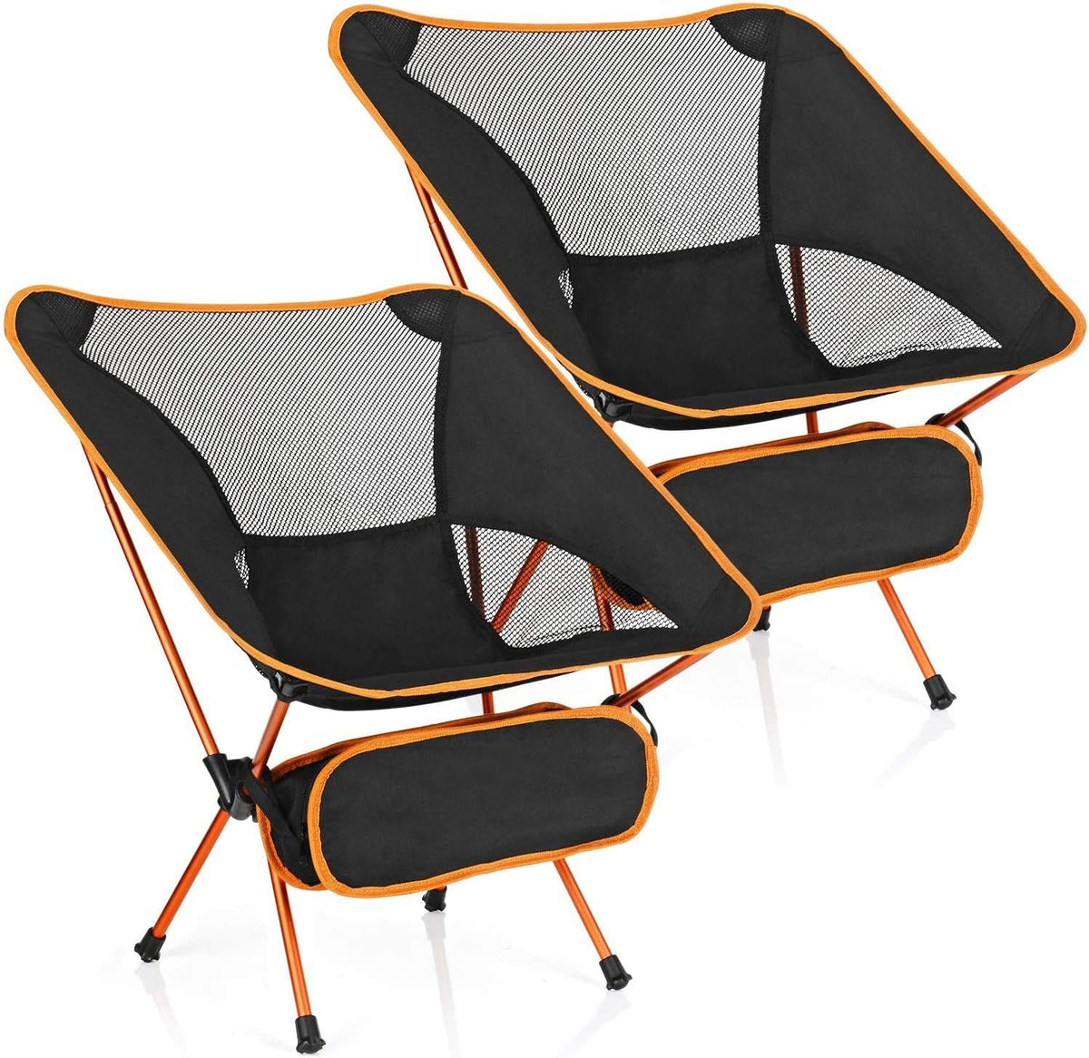 2 Pack Ultralight Portable Folding Camping Chair with Carry Bag Q564