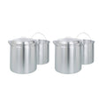 82 Quart Aluminum Stockpot with Lid and Basket S732