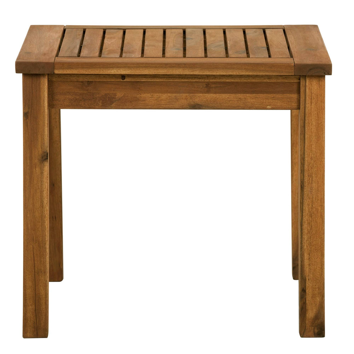 Brown Acacia Wood Outdoor Side Table D5212