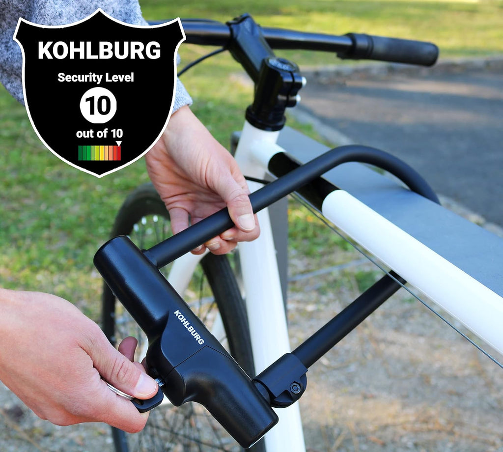 Large Bicycle U Lock with 67” Cable, Pack of 2 W829
