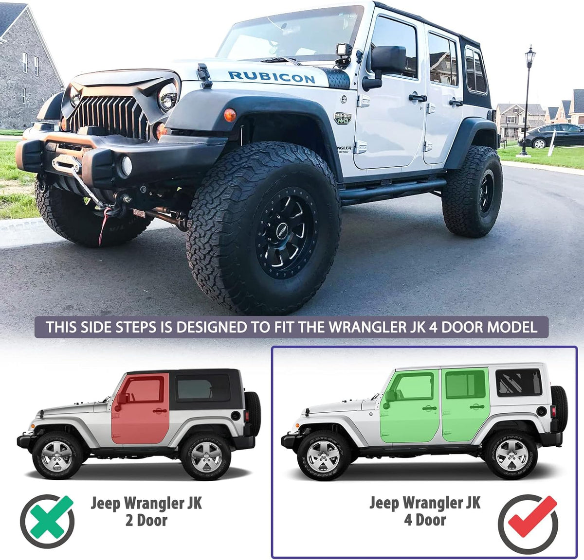 Running Boards Side Steps Nerf Bar Rock Sliders Rail H73131