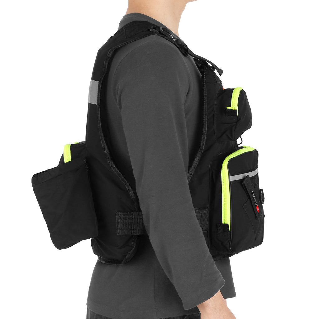 Fly Fishing Jacket Vest with Water Bottle Holder S180525