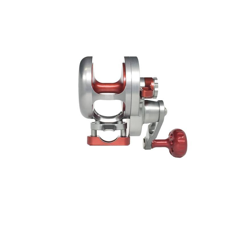 Smoke Silver Lever Drag Narrow Reel I2513