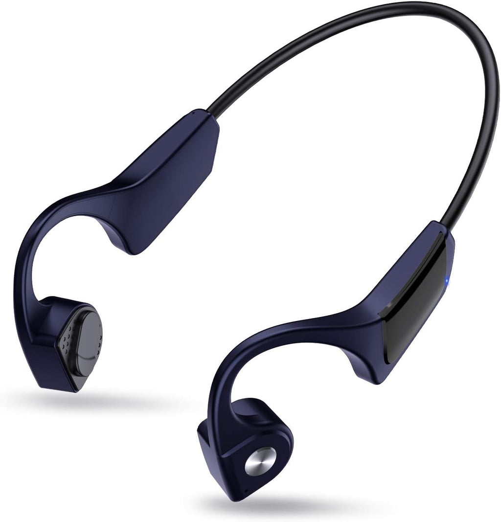 Blue Bluetooth 5.0 Open-Ear Bone Conduction Headphones S3099