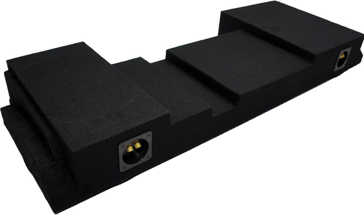 Dual 12 Subwoofer Underseat Sub Box Speaker Enclosure M6750