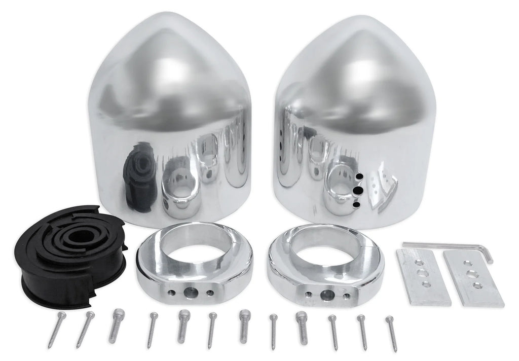 5.25" 360° Swivel Chrome Surface Mount Speaker Pods Y658