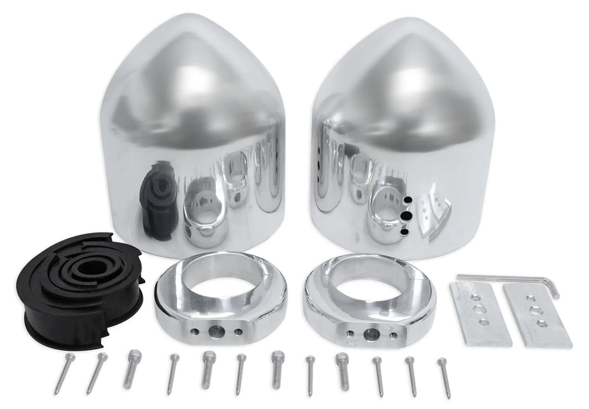 5.25" 360° Swivel Chrome Surface Mount Speaker Pods Y658