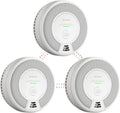 3 Pack Wireless Interconnected Combination Smoke and Carbon Monoxide Detector F1928