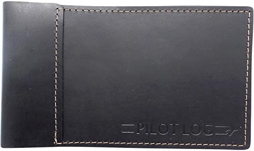 Leather Pilot Logbook Cover Black Pack of 2 I78202