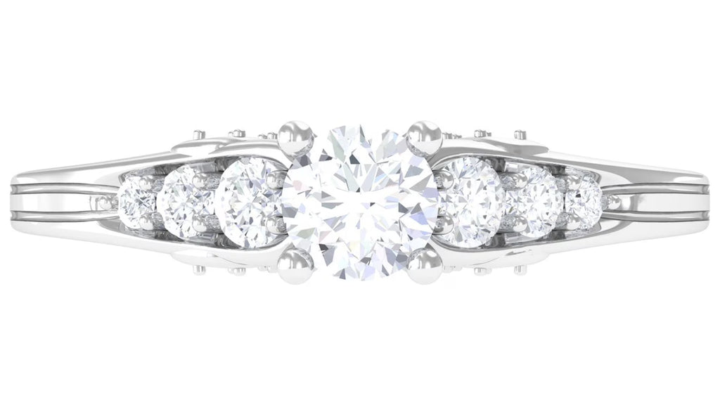 925 Sterling Silver Moissanite Solitaire Ring X13475