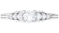 925 Sterling Silver Moissanite Solitaire Ring X13475