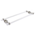 24 in. Back to Back Shower Door Towel Bar Satin Nickel J85272