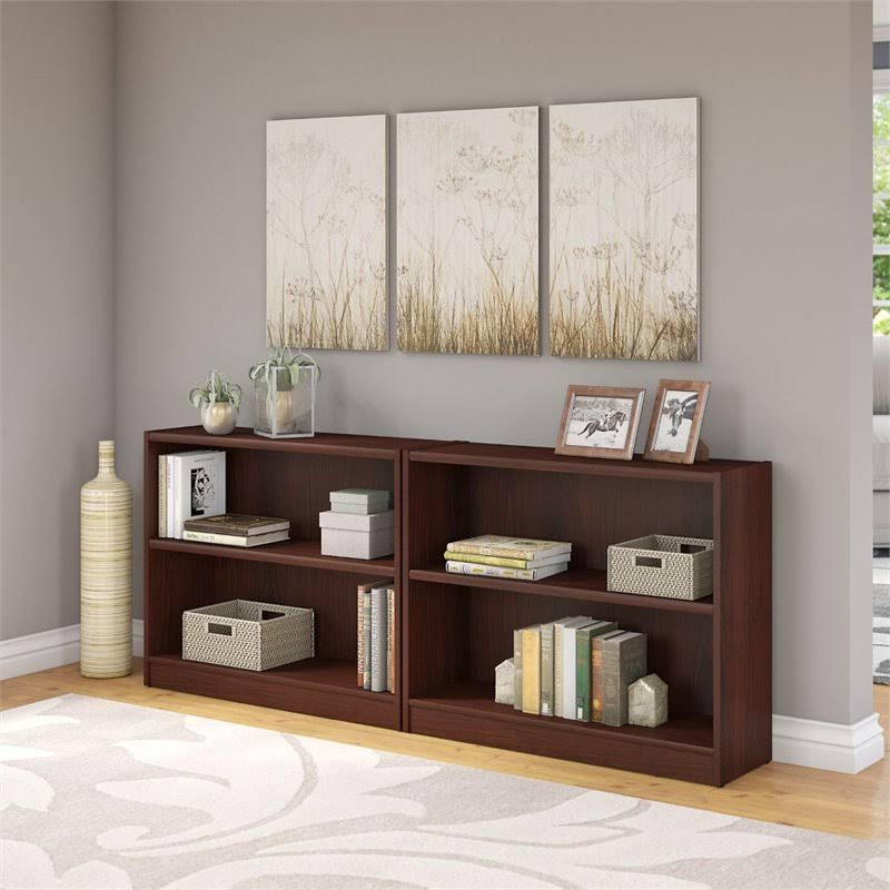 2 Shelf Bookcase in Vogue Cherry (Set of 2) G250237