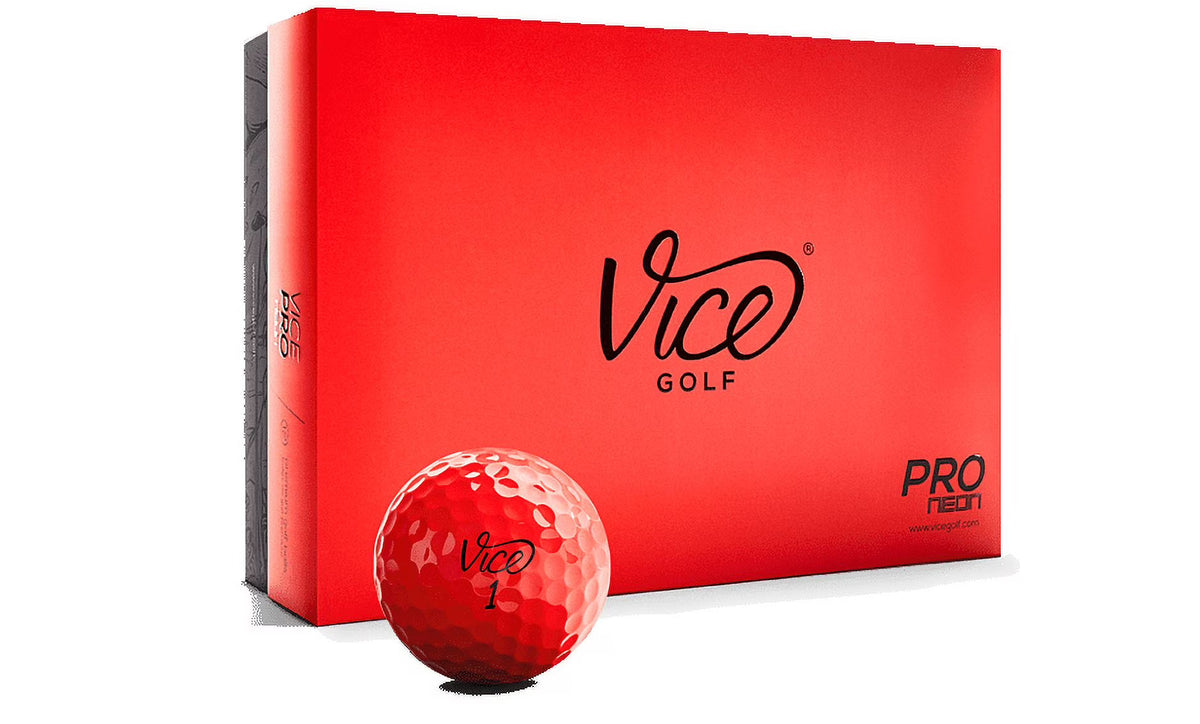 Neon Red Golf Balls, 12 Pack Z97938