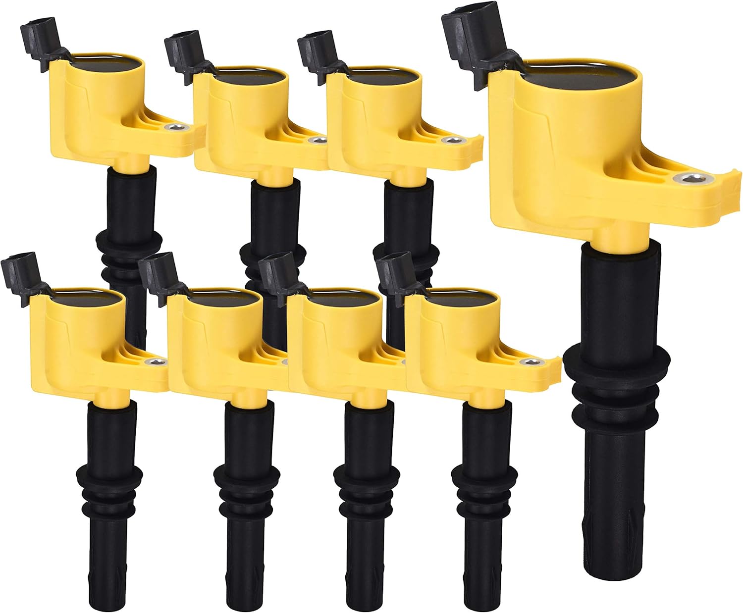Heavy Duty Set of 8 Ignition Coil Pack Replacement for Ford Mercury Lincoln V8 V10 4.6L 5.4L 6.8L U8002