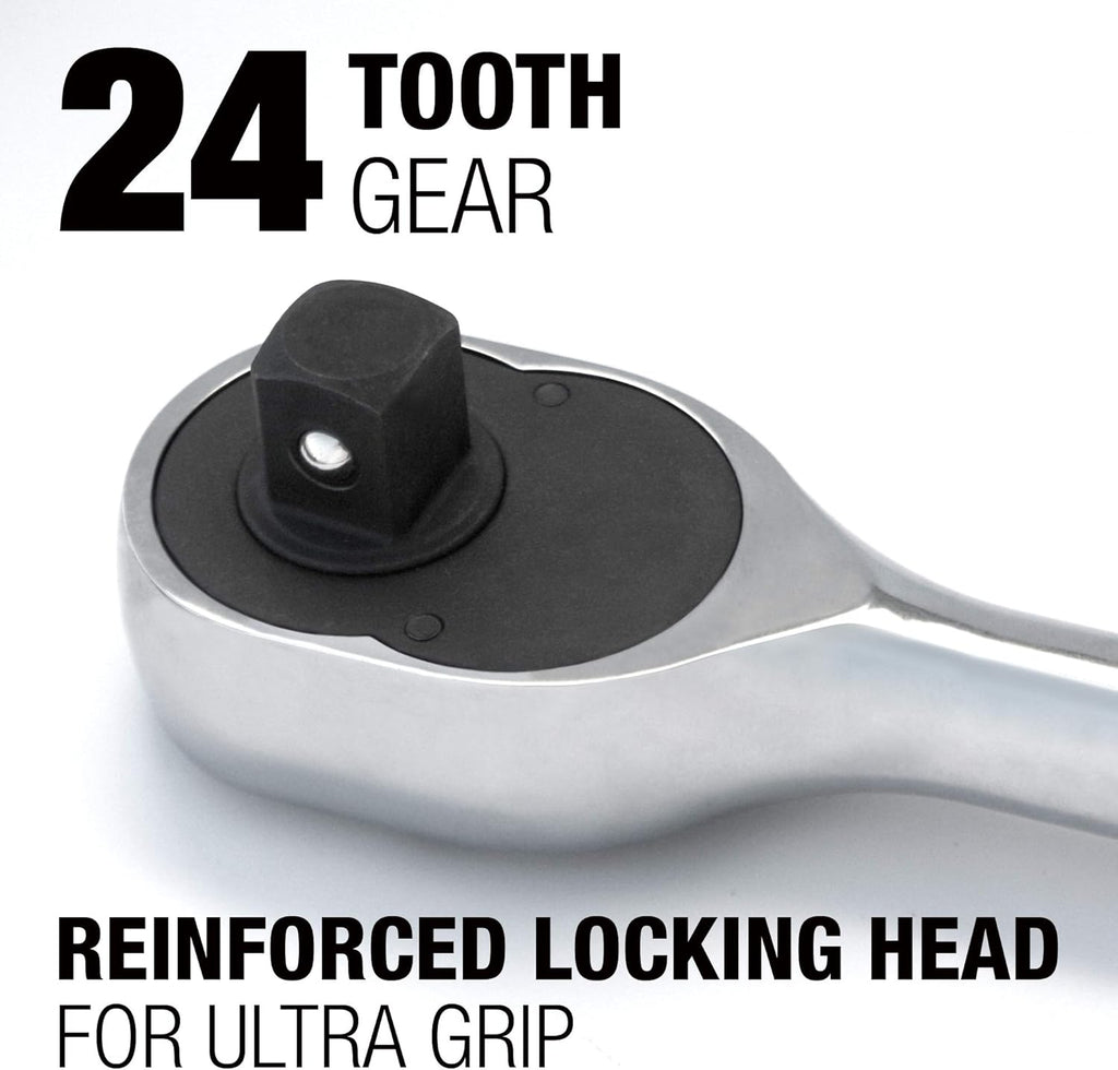 3/4" Drive Extendable Ratchet with Reinforced Steel Telescoping Locking Shaft M1334