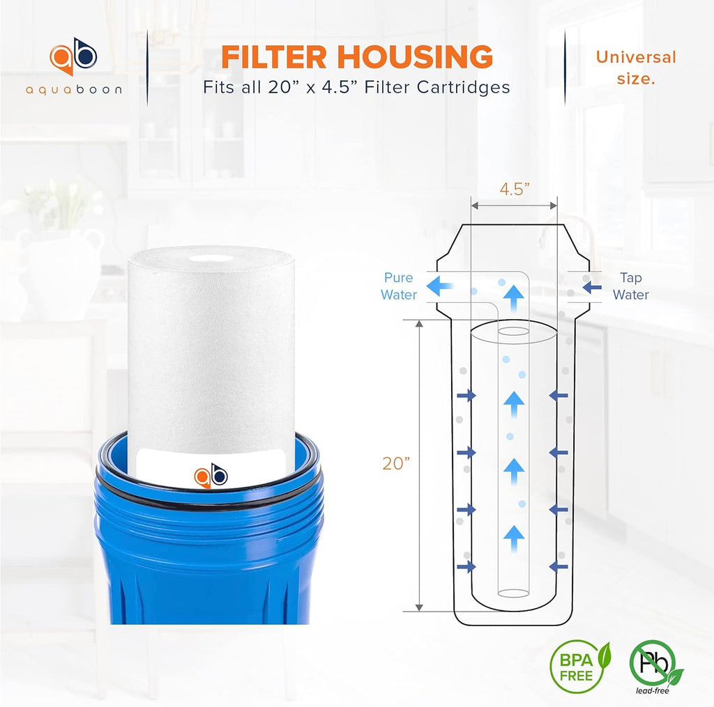 5 Micron 20 Sediment Water Filter Replacement Cartridge, 10 Pack K78043
