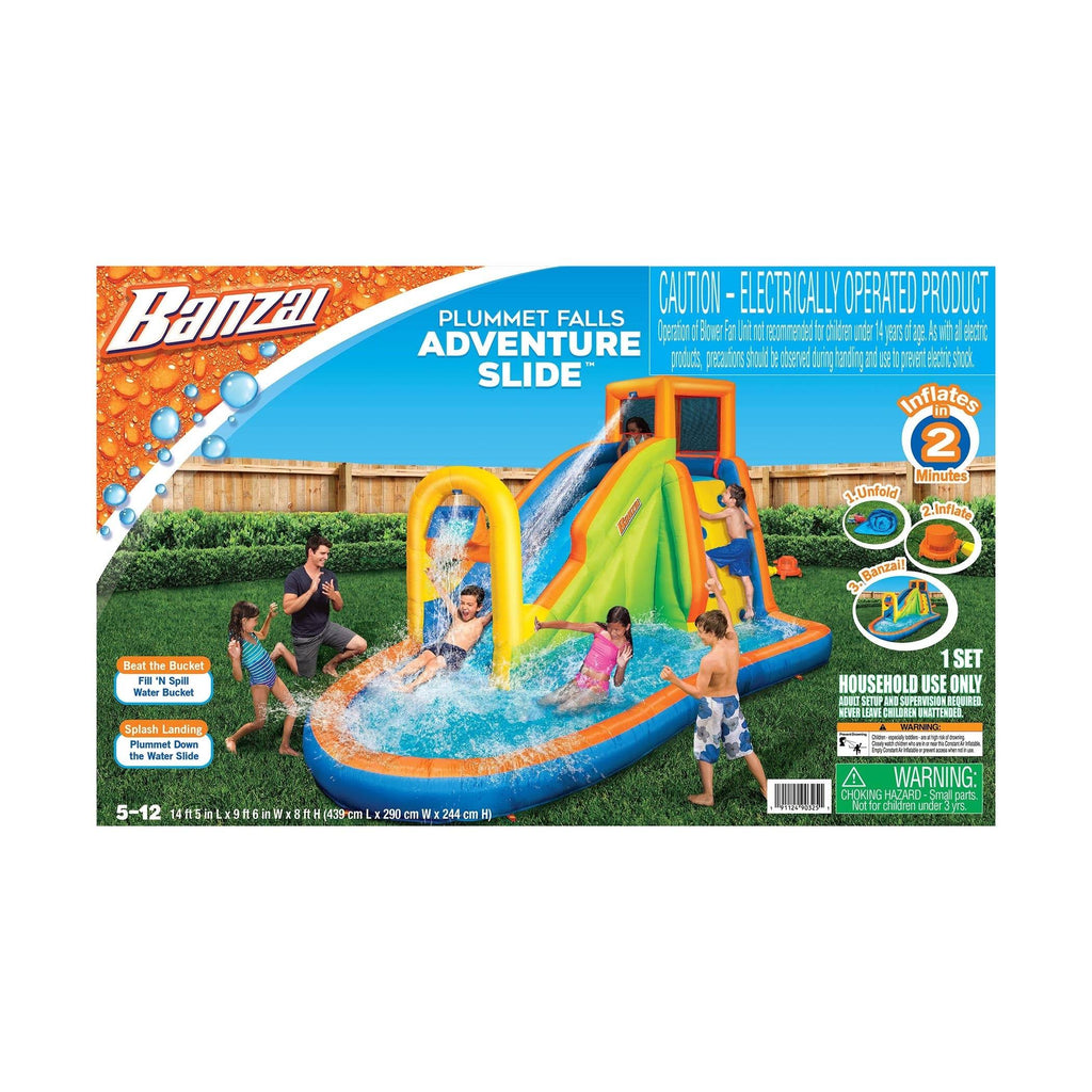 Inflatable Backyard Kids Water Slide and Pool C177505