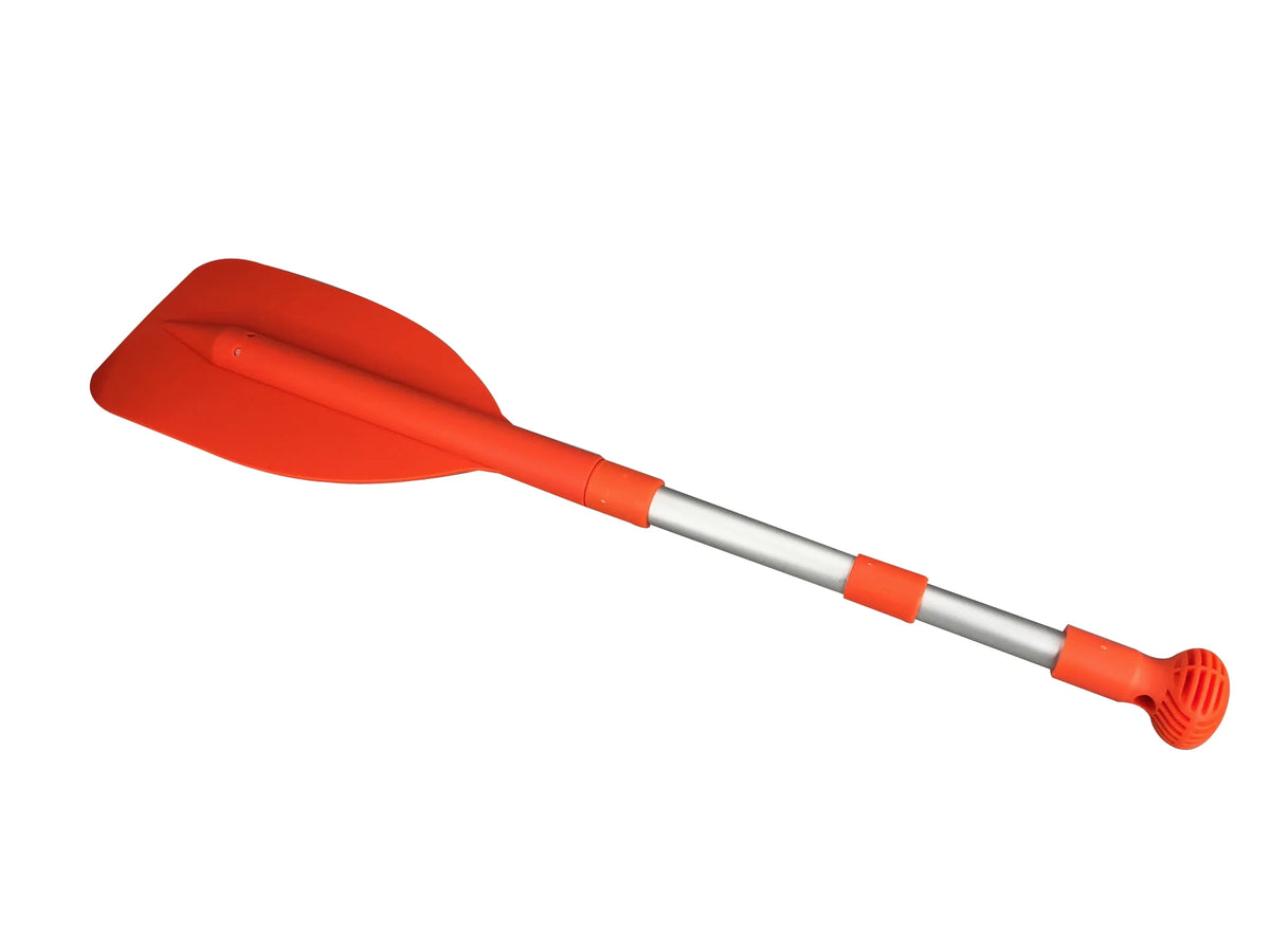 Mini Telescopic Emergency Boat Kayak Paddle Set of 2 Orange S4600