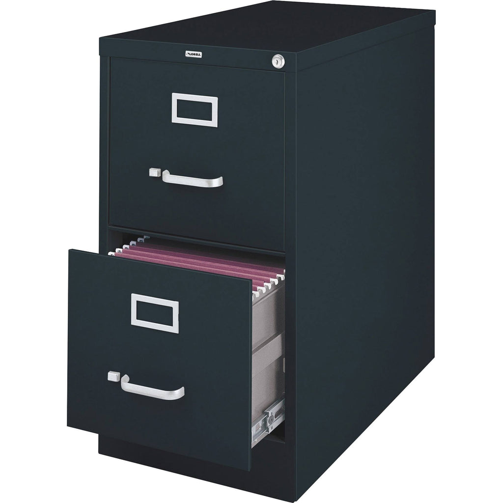 Black 2-Drawer Vertical File Cabinet J3179