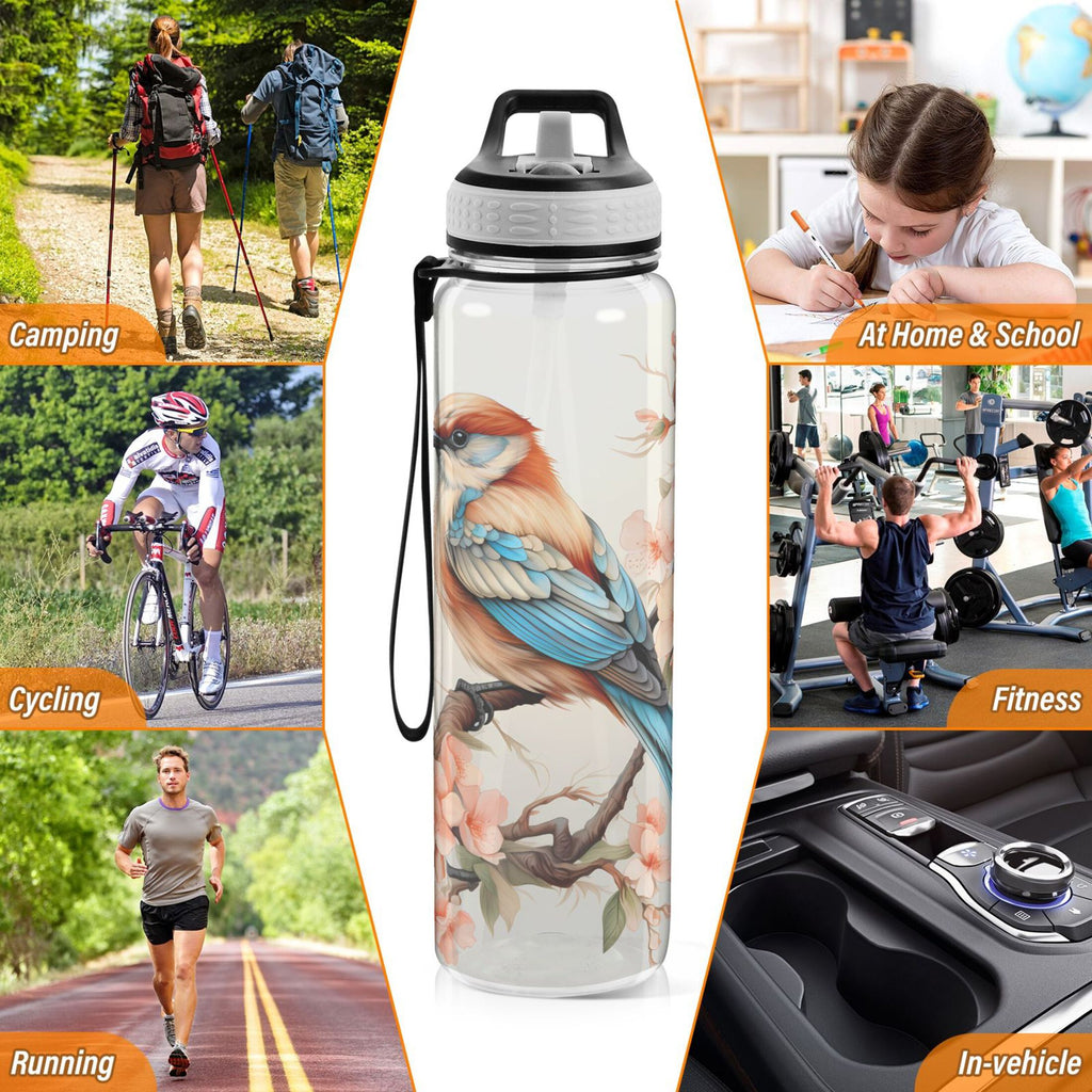 32oz Tritan Sports Water Bottle with Straw U8162