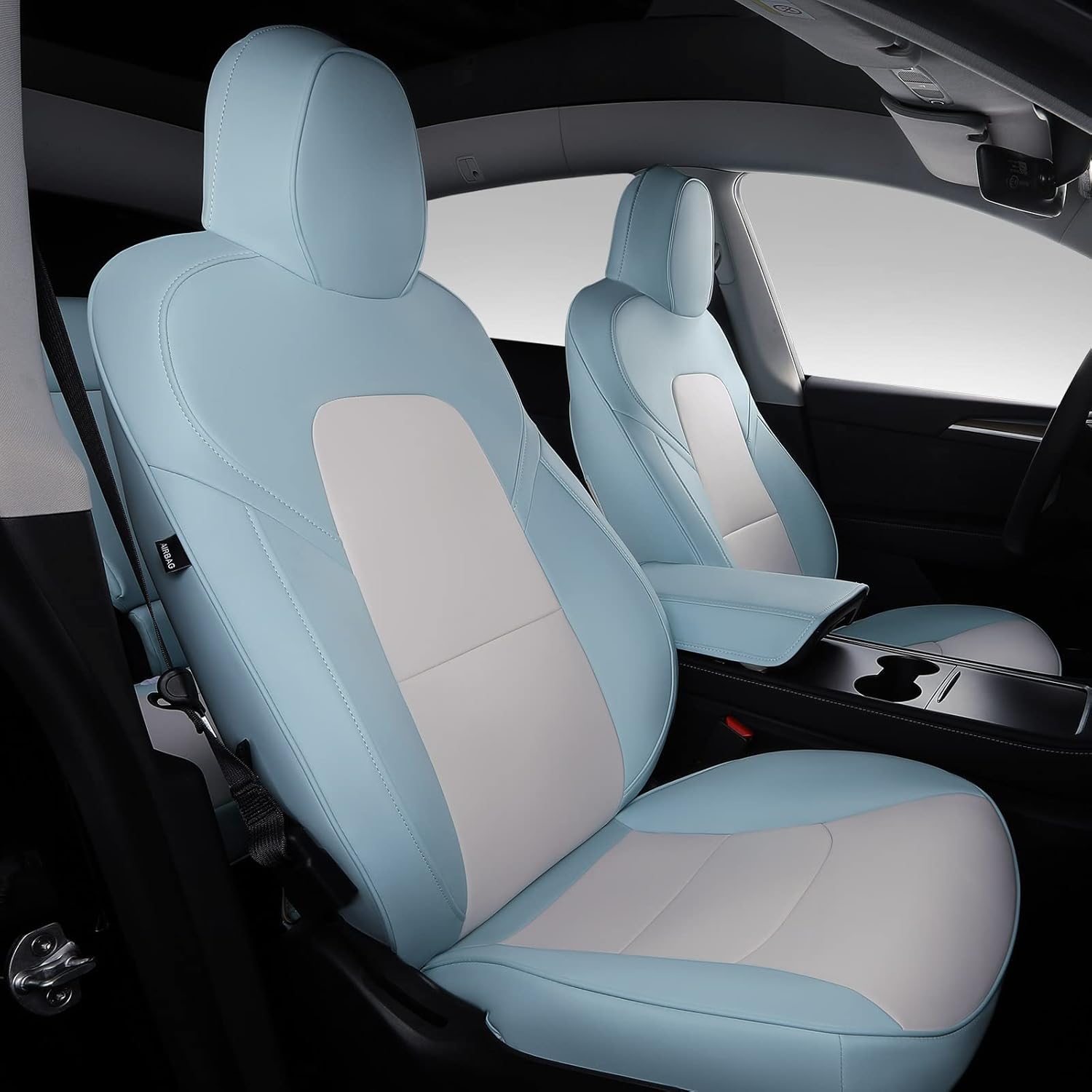 PU Leather Car Seat Cover for Tesla Model 3 O2757