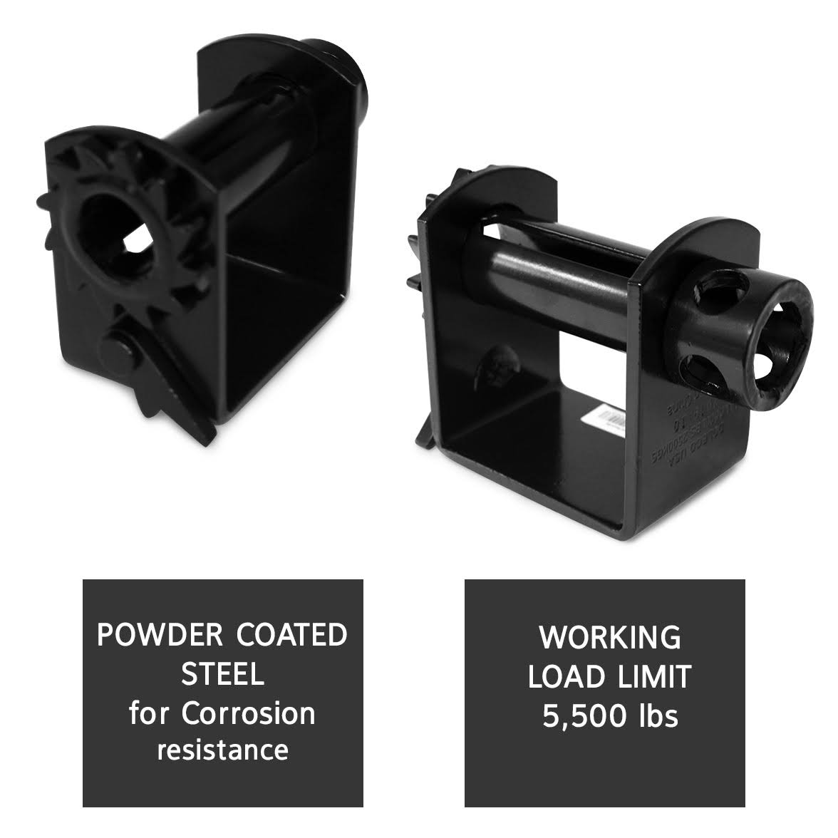 4 Pack Weld-On Winches for Flatbed Trailer X51392