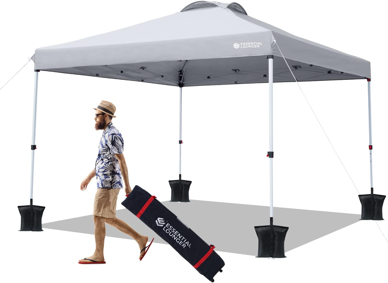 10'x10' Pop-up Canopy with Wheeled Bag N65234