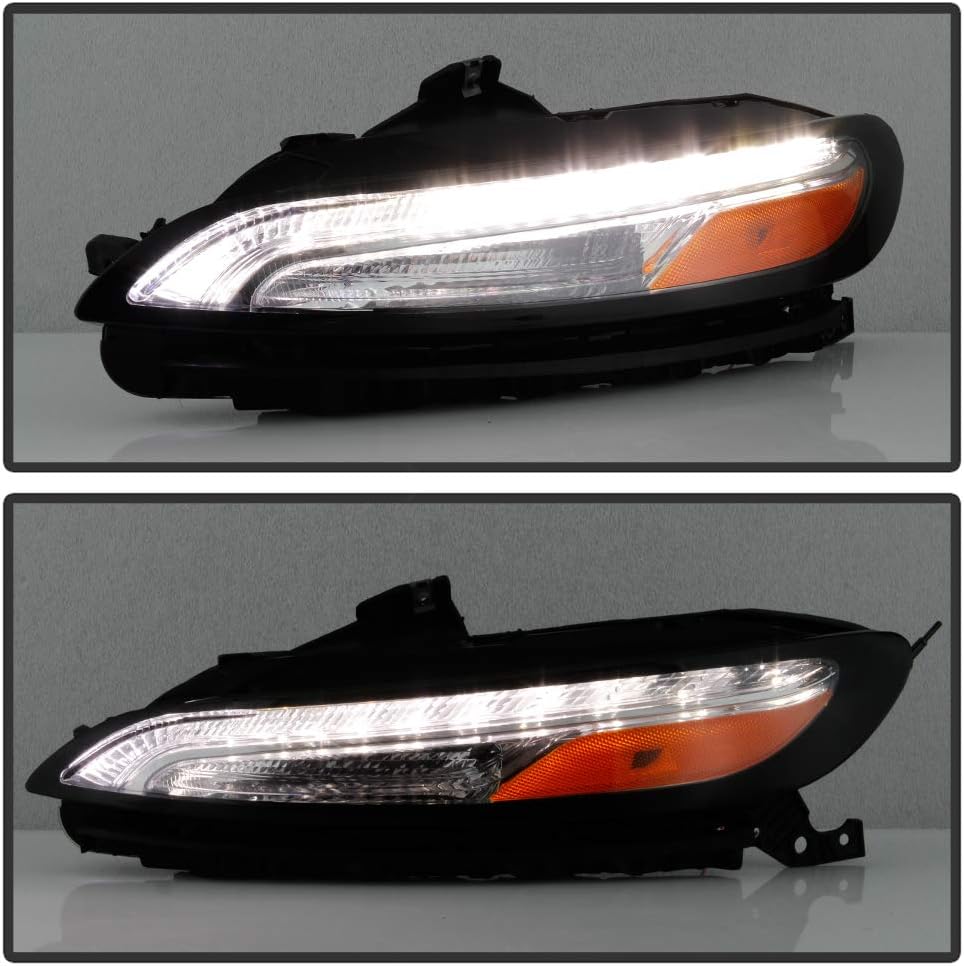 Left Right LED DRL Signal Lamps Assembly Set R193