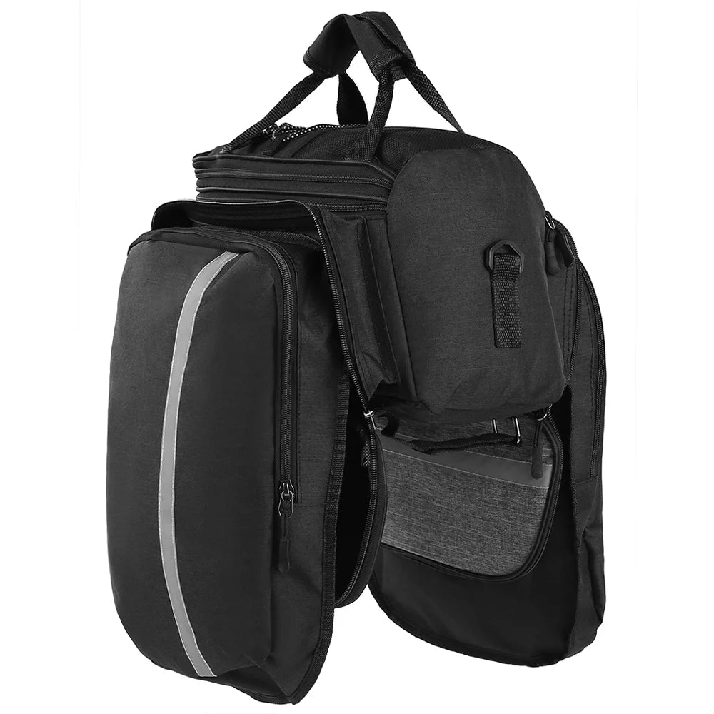 Rear Seat Bag Waterproof MTB Pannier Bag With Rain Cover W172