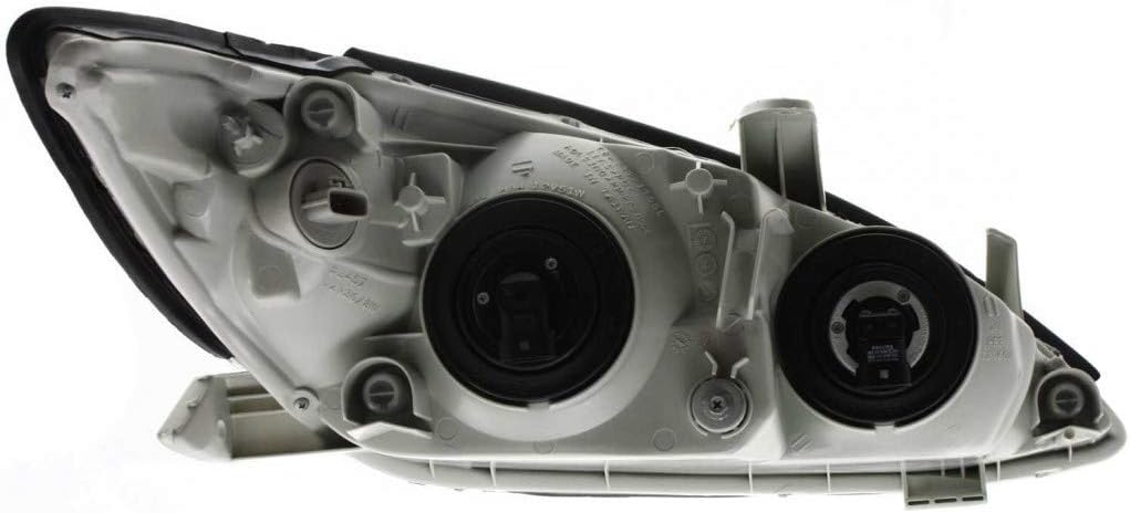 Headlight Assembly for 2002 2003 2004 Toyota Camry Driver and Passenger Side with Bulbs P9825