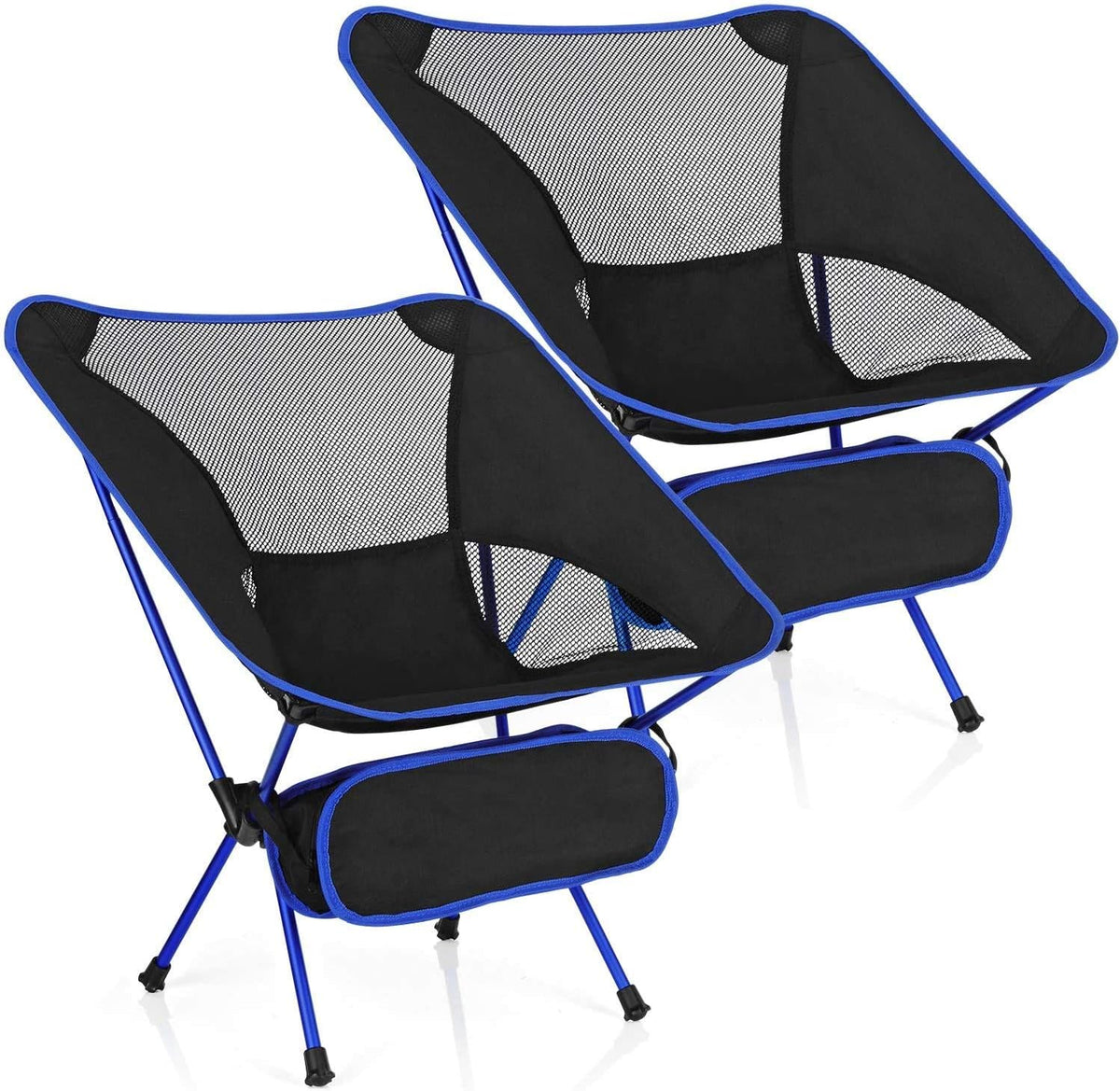 2 Pack Ultralight Portable Folding Camping Chair with Carry Bag Q564