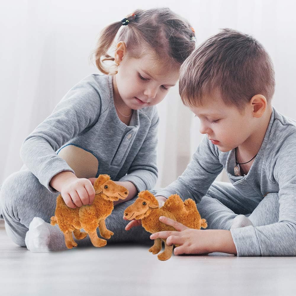 Plush Camel Stuffed Toy, 9 Inch Soft Humpback Camel J2954