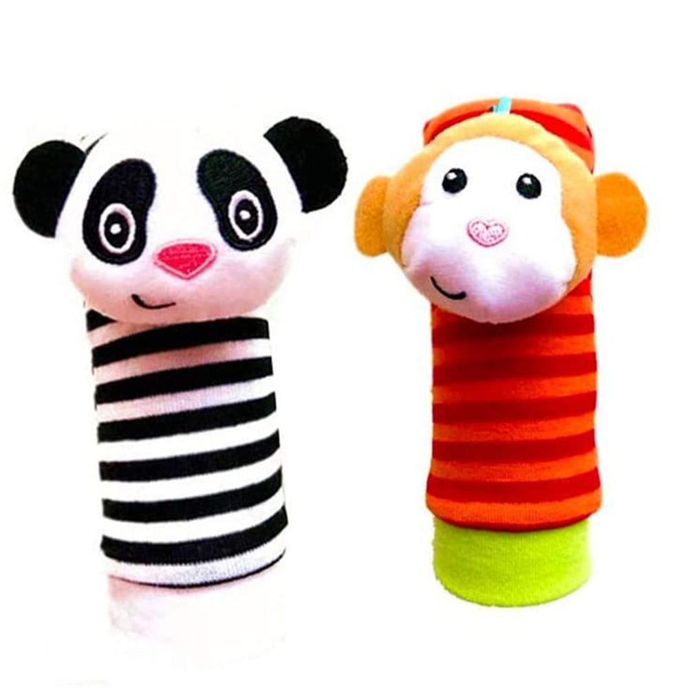 4 PCS Baby Wrist Rattle and Foot Finder Toy Set K1871