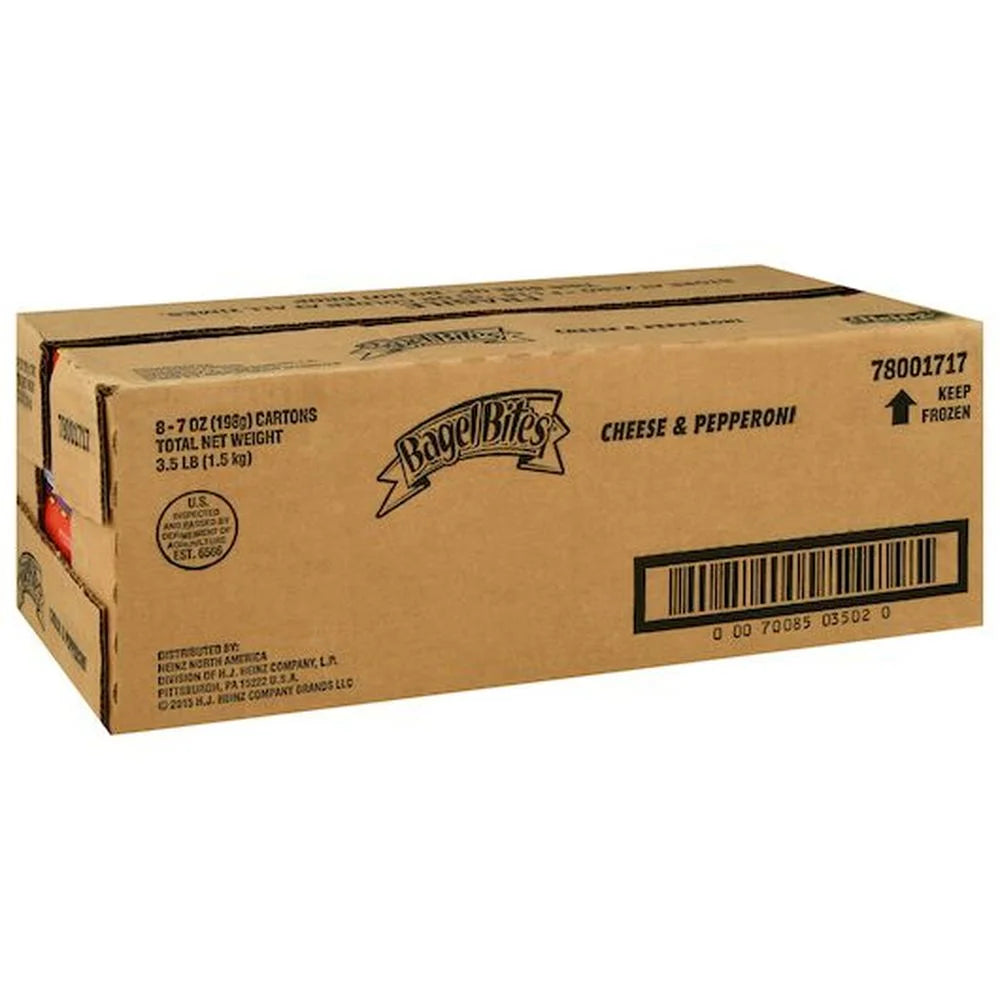 Pepperoni and Cheese Mini Bagel Bite, 7 Ounce, 8 per case G4214
