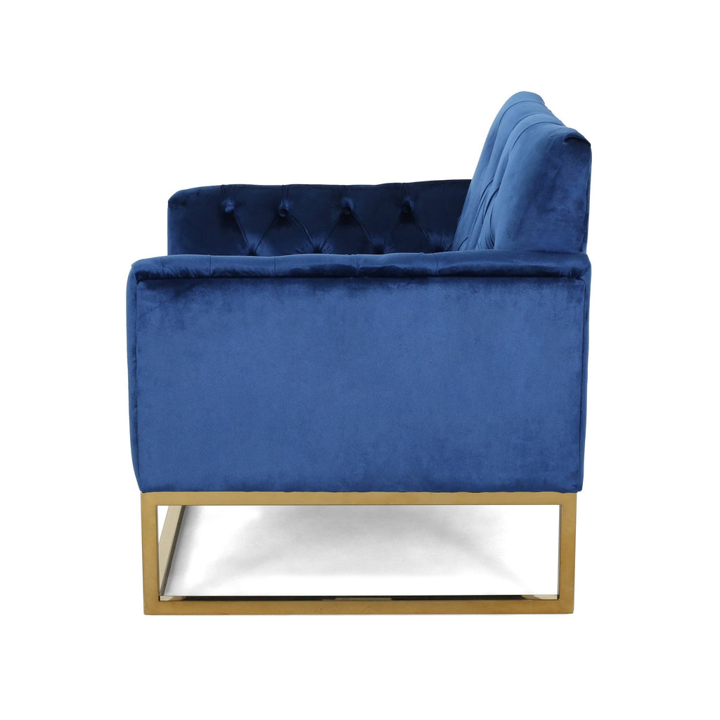 Black Velvet Arm Chair W247